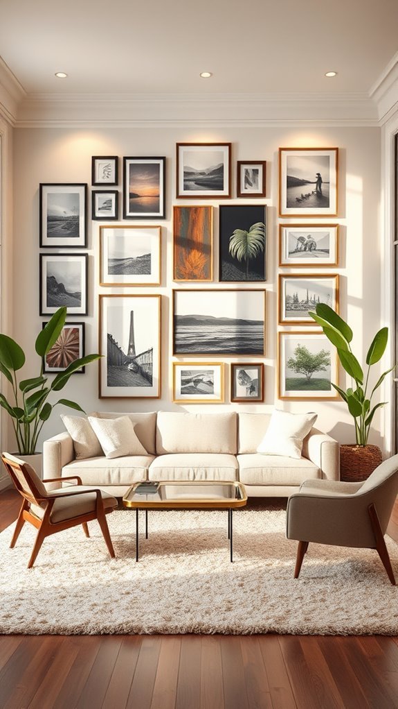 curate a stunning gallery