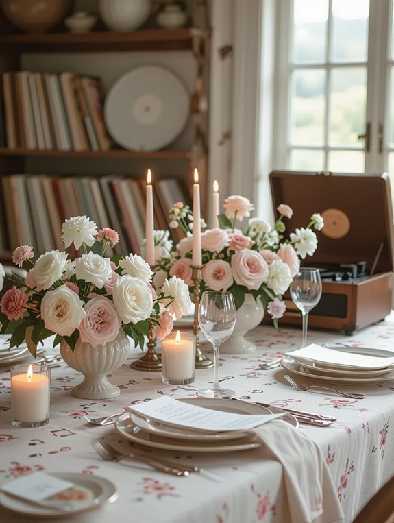 curate romantic celebration playlist