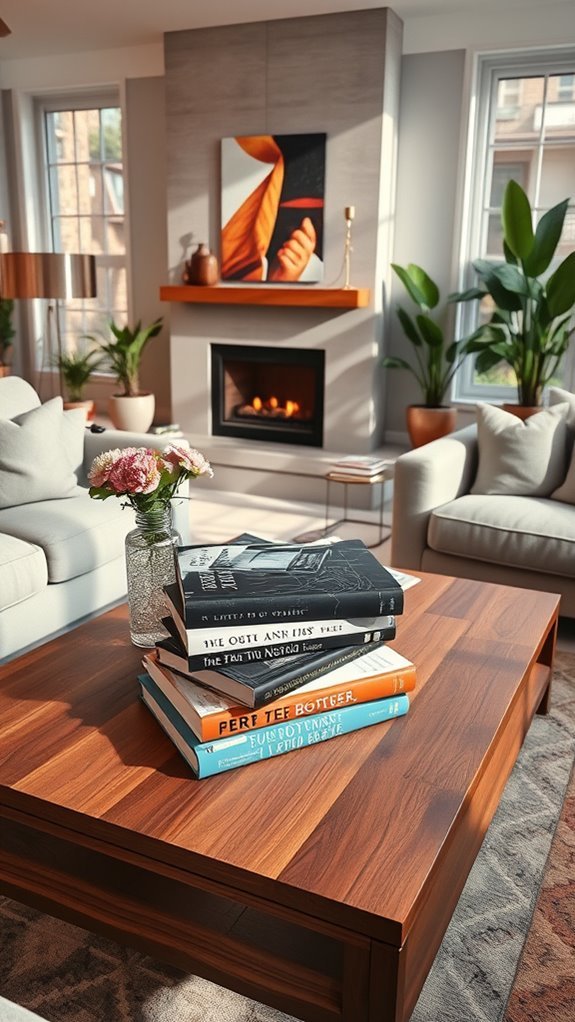 curated coffee table aesthetics