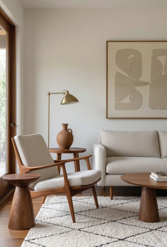 curated vintage meets modern balance