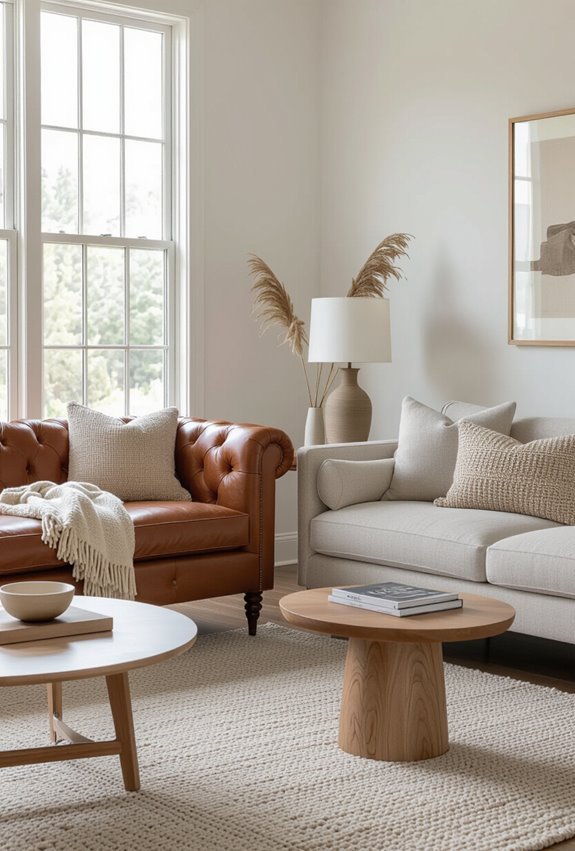 curated vintage meets modern contrast