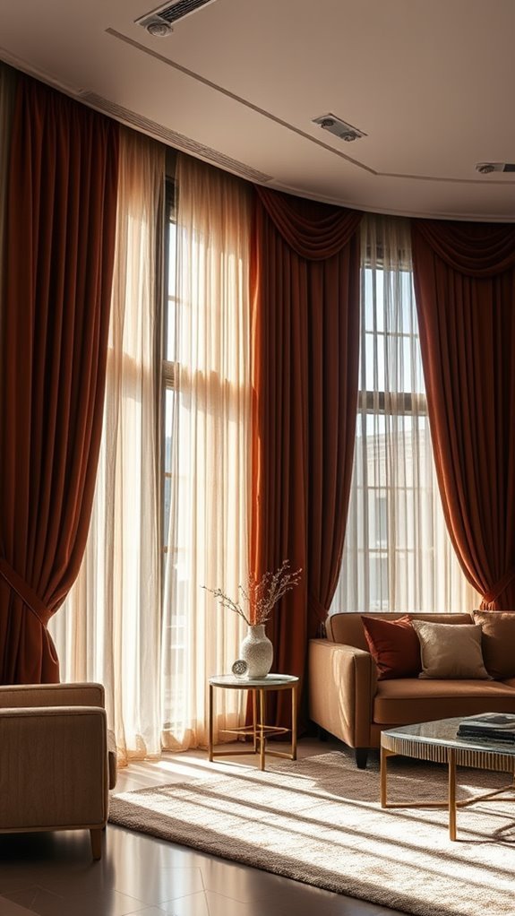 curtain style combinations showcased