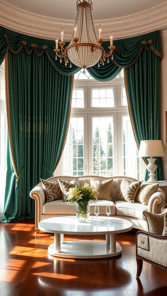 curtains complementing personal style