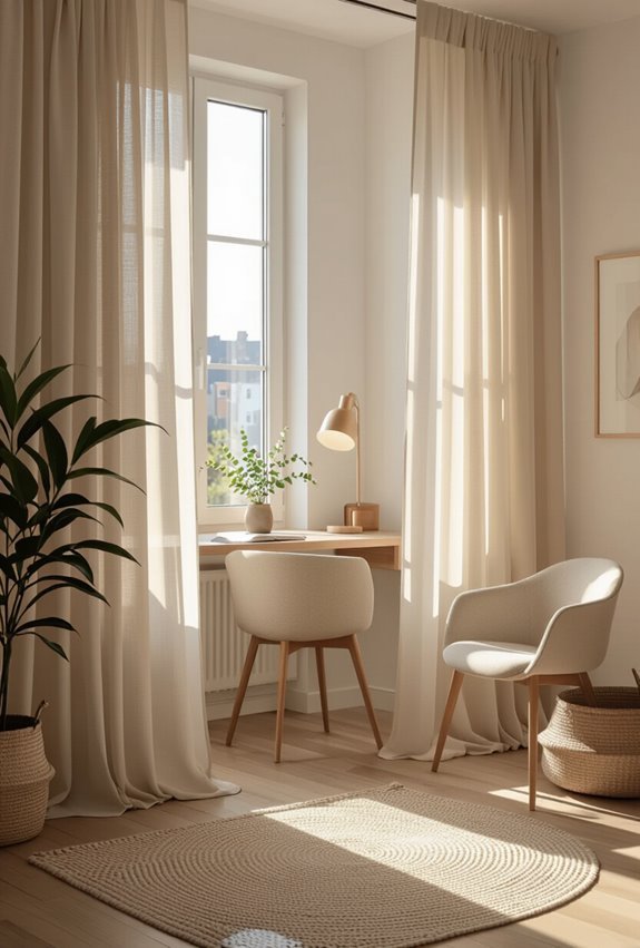 curtains save space stylishly
