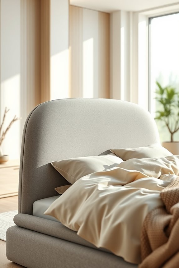 curved backrest enhances comfort
