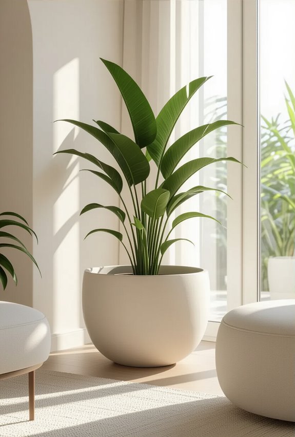 curved terracotta succulent planters