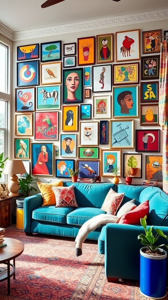 custom art display ideas