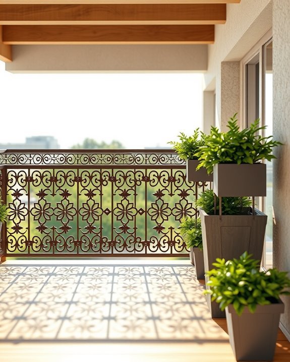 custom artistic balcony railings