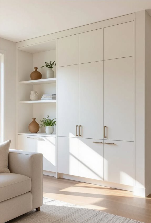 custom built in corner cupboards