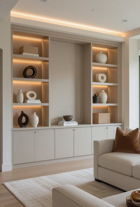custom built ins for elegance