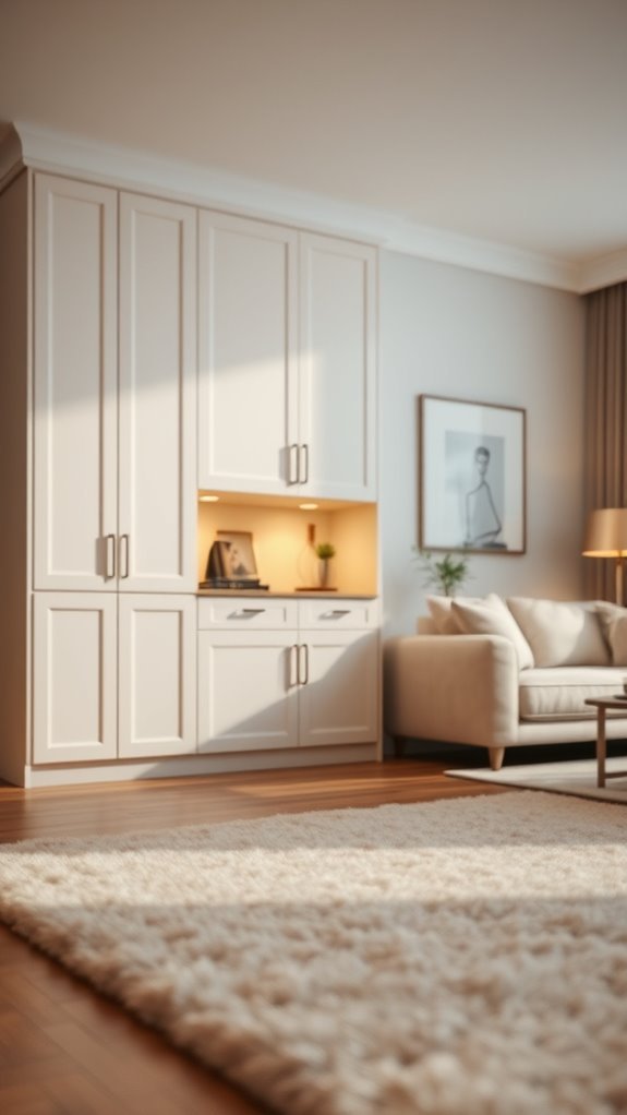 custom cabinetry for organization