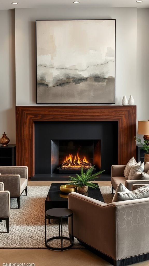 custom fireplace mantel design