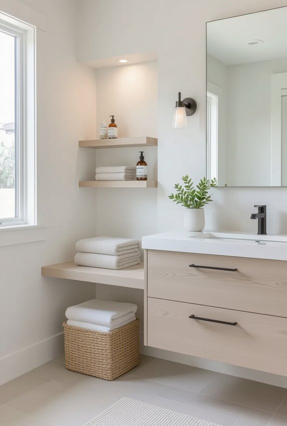 custom looking built in storage