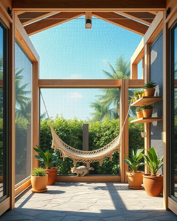 custom outdoor cat spaces