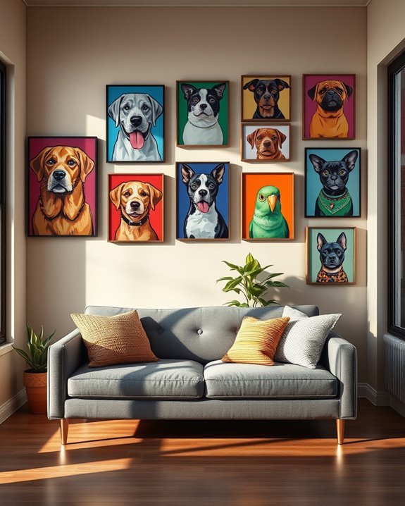 custom pet portrait artistry