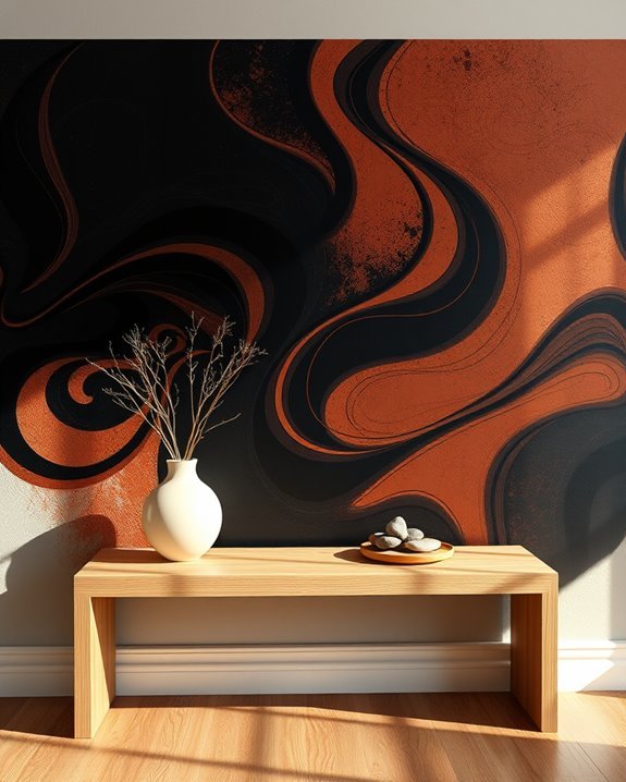 custom rustic wall murals