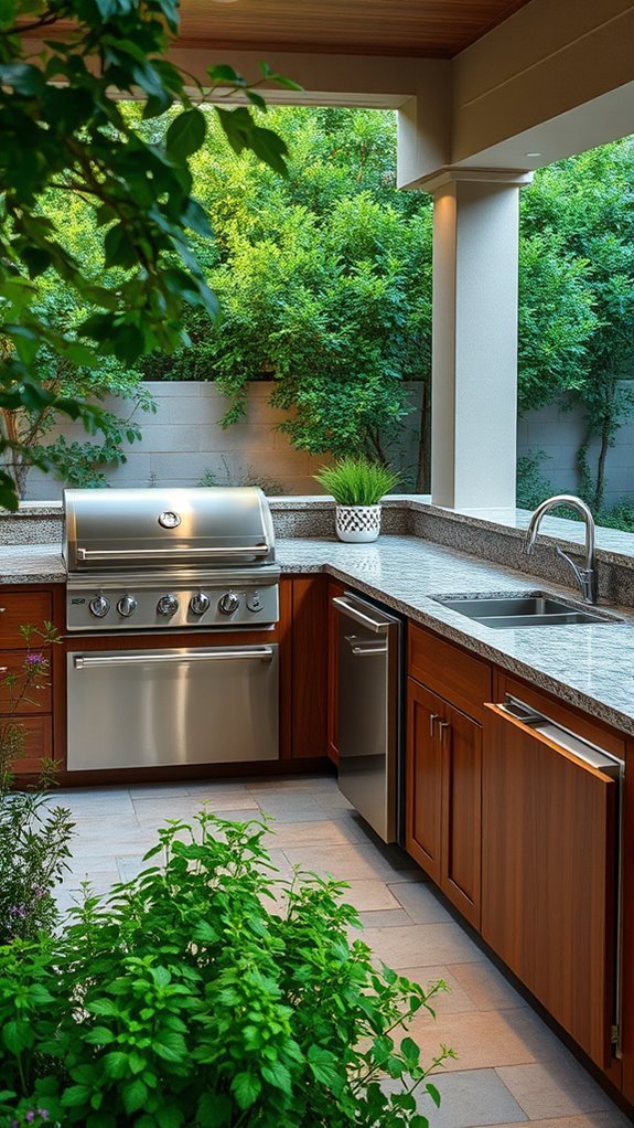 custom shelving and compartments