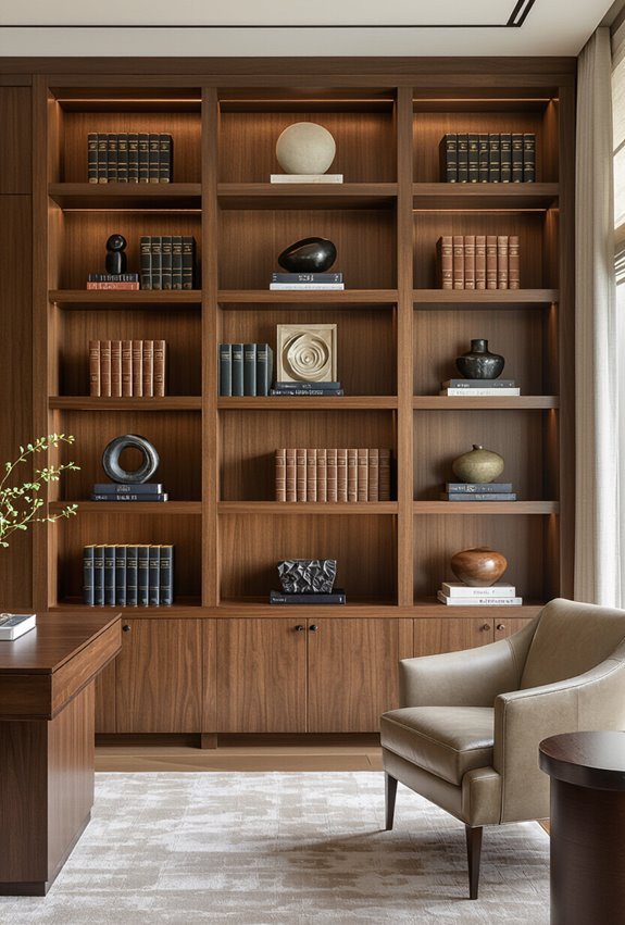custom shelving displays personality
