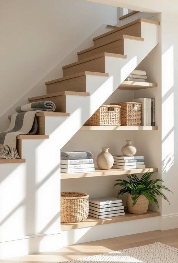 custom under stair storage solutions