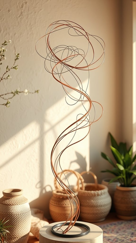customizable artistic wire sculptures