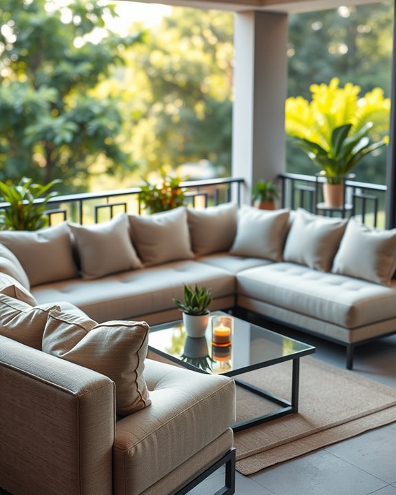 customizable balcony seating solution