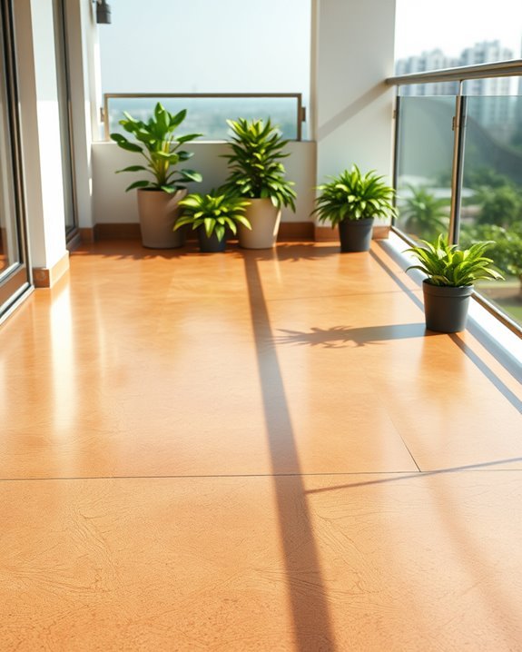 customizable concrete balcony design