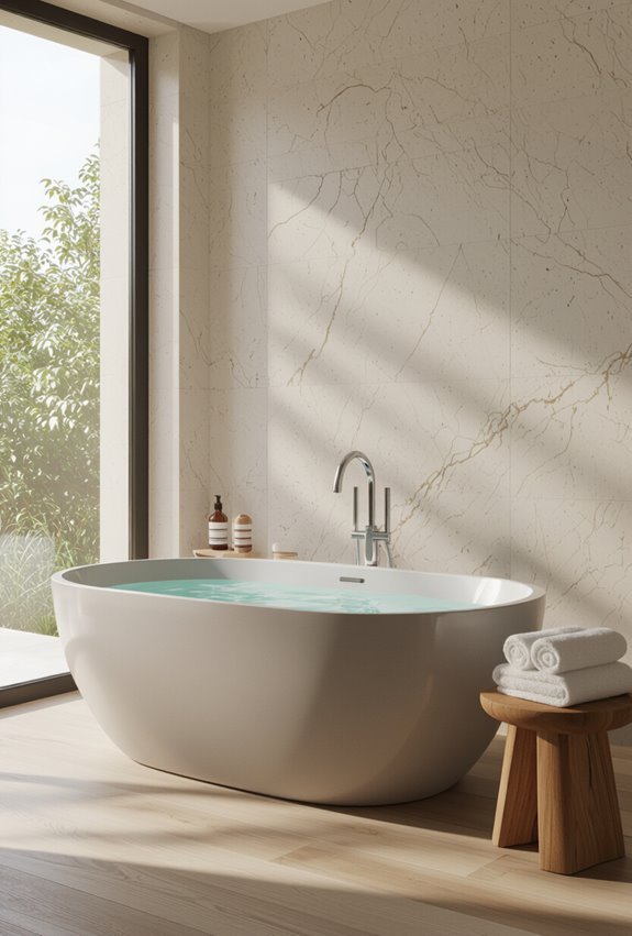 customizable freestanding bathtub dimensions