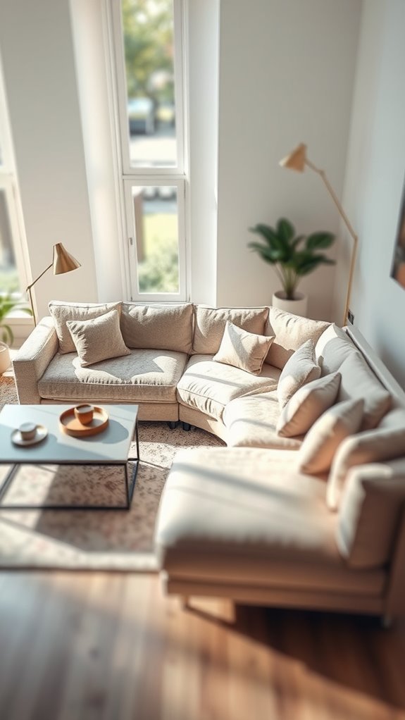 customizable l shaped couches