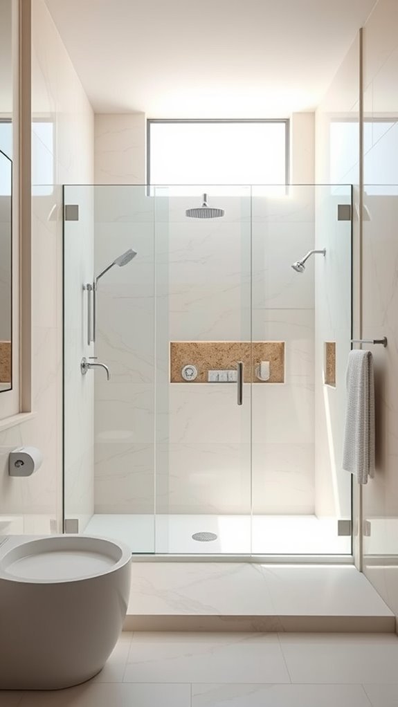 customizable luxury shower enclosures