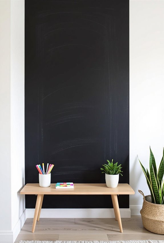 customizable magnetic chalkboard walls