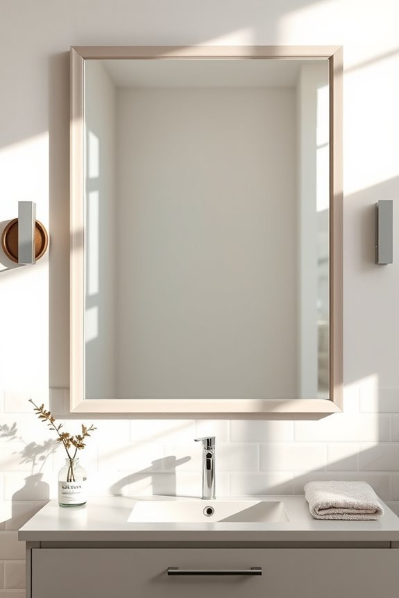 customizable magnetic mirror frames