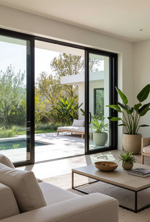 customizable multi panel balcony doors