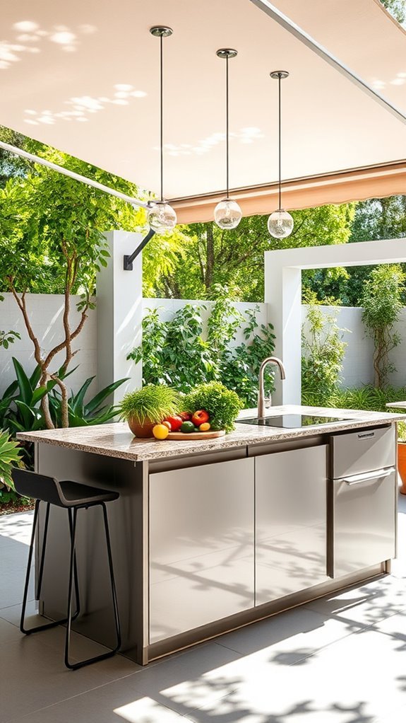 customizable outdoor cooking islands