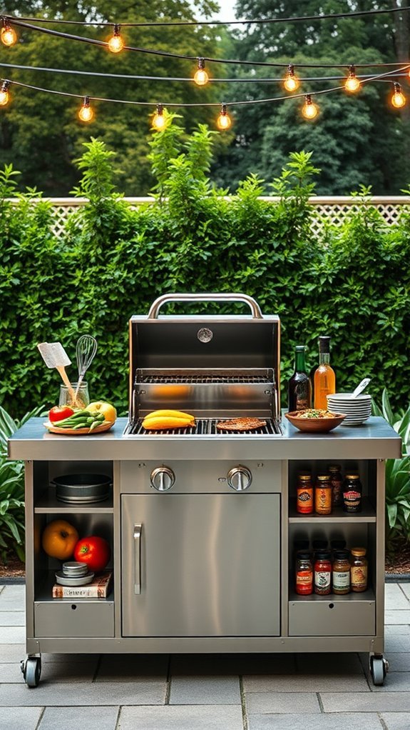 customizable outdoor cooking setup