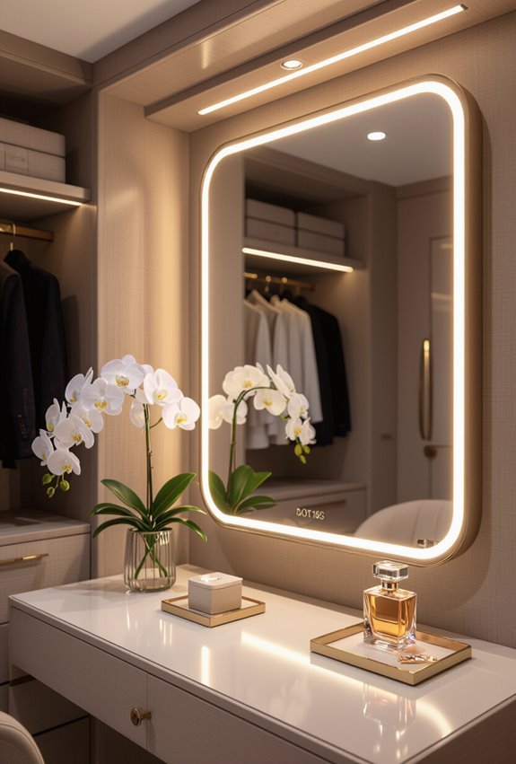 customizable smart dressing room lighting
