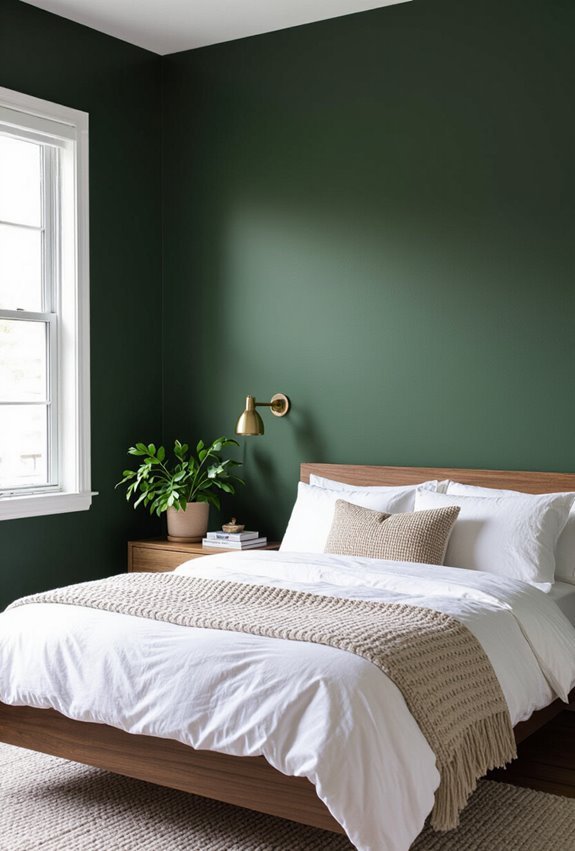 dark green calming nature sanctuary
