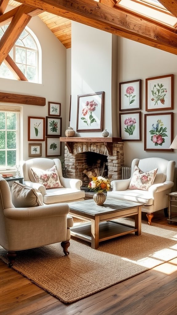 decorate with botanical art