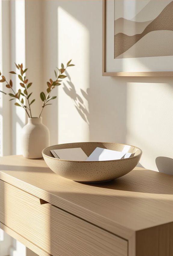 decorative bowl for mail