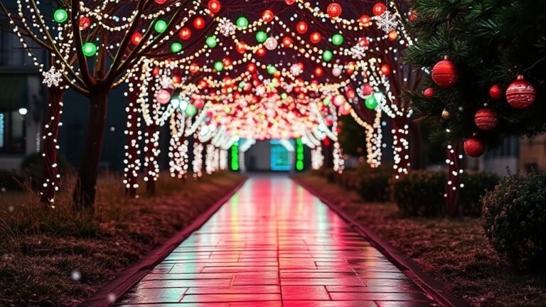 decorative christmas sidewalk lights