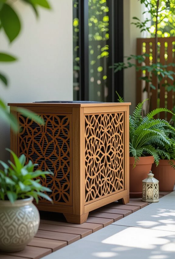 decorative cutout ac covers