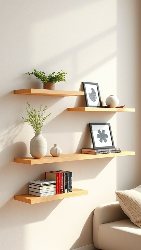 decorative floating shelf ideas