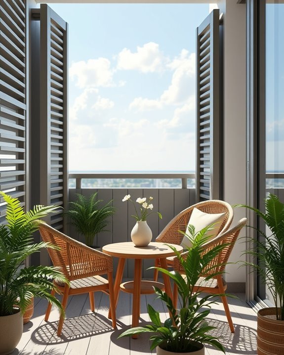 decorative privacy panels enhance