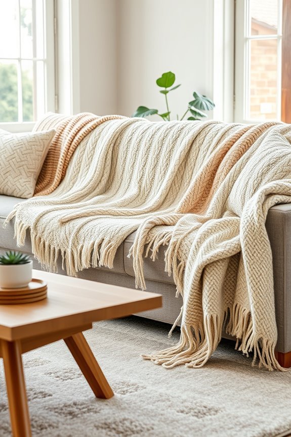 decorative throw blanket creation