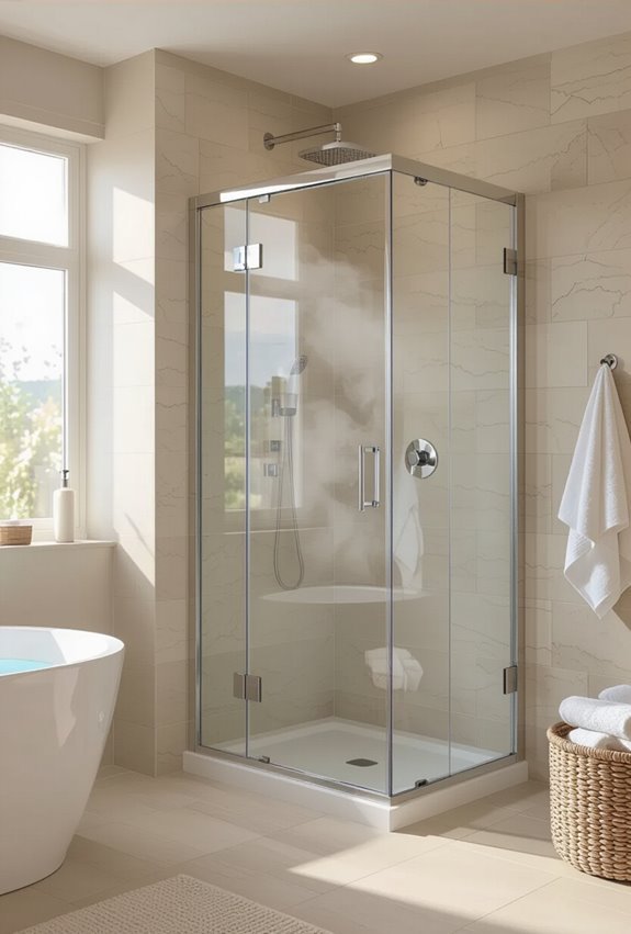 dedicated steam shower upgrade