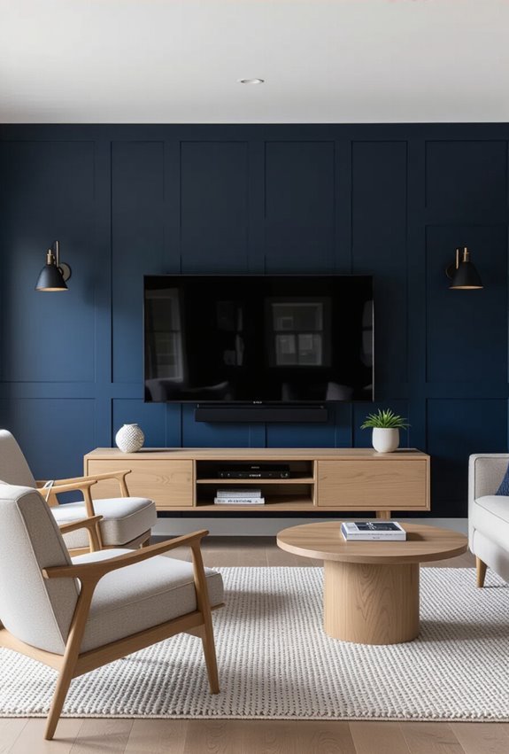 deep navy elegant focal point