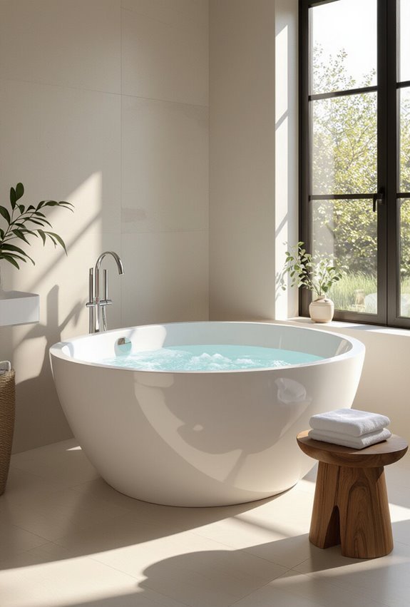 deep soaking tub retreat