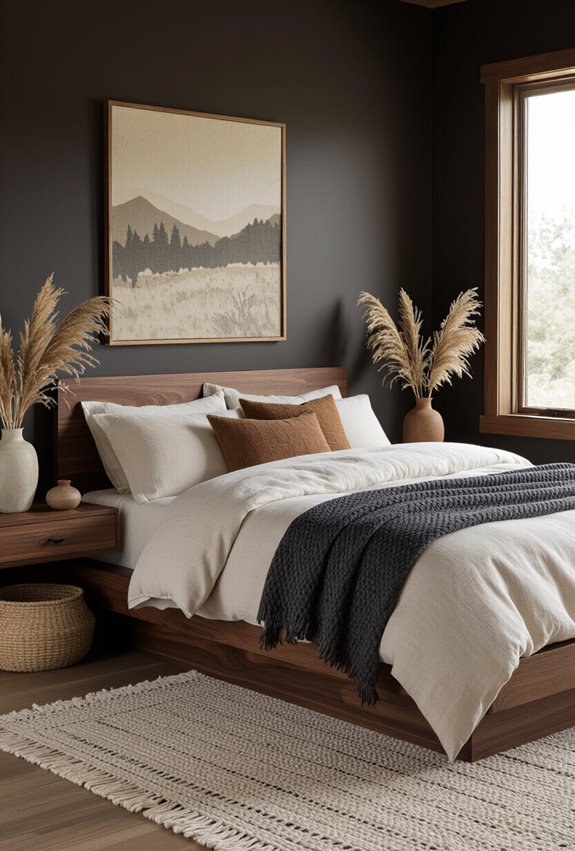 deep toned reclaimed wood accents