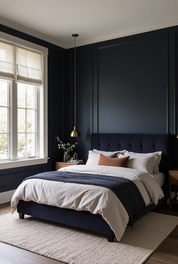 deep walls crisp trim