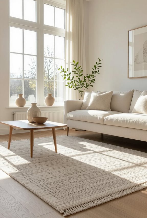 define cozy zones with rugs