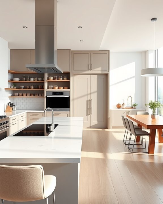 defined cooking zones efficiency